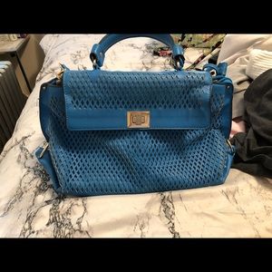 Super cute bright blue bag